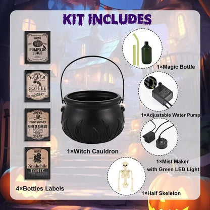 Enchanted Floating Witches Cauldron