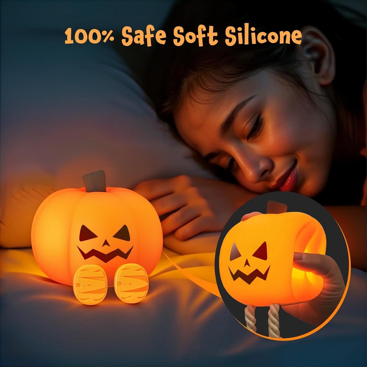 Spooky Pumpkin Night Light