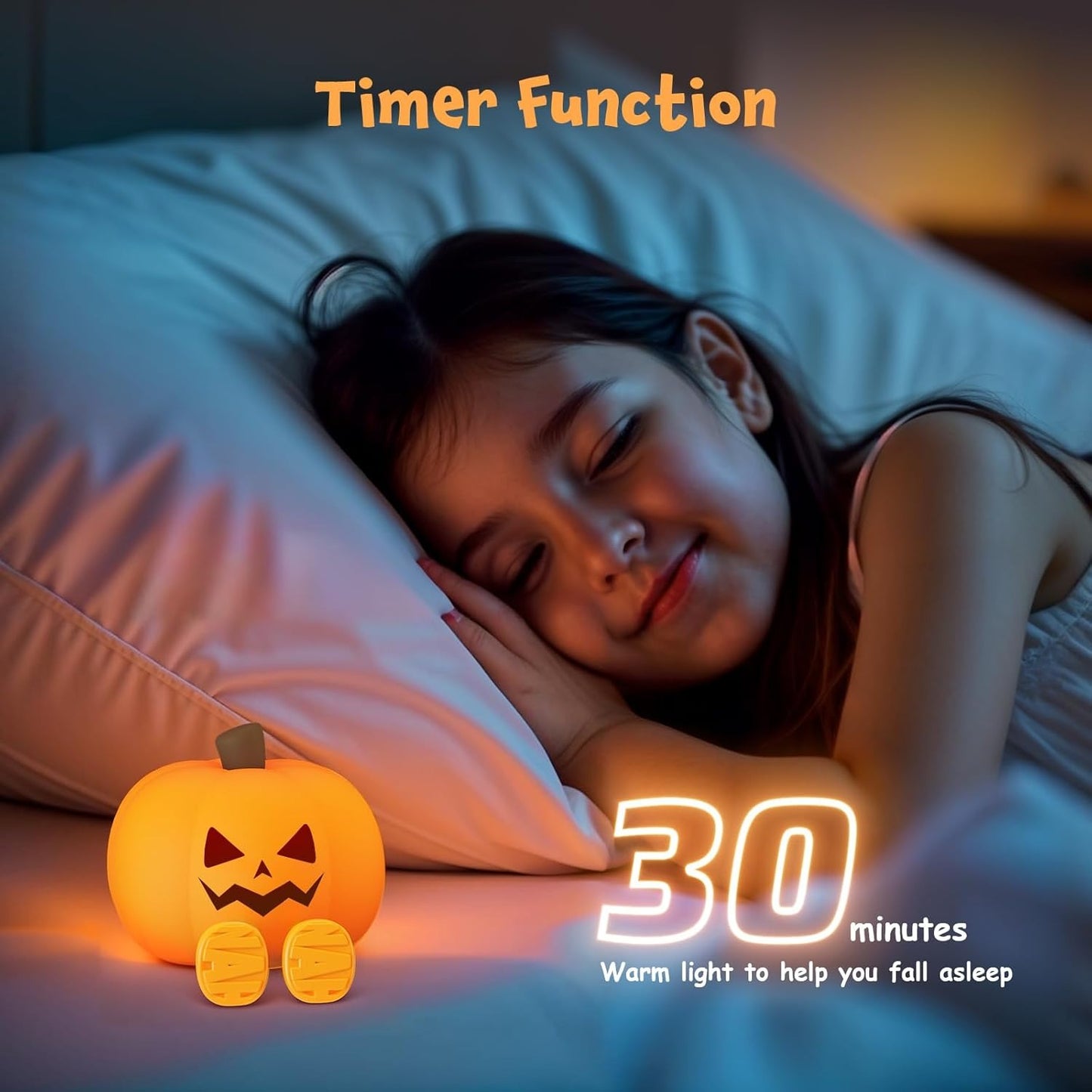 Spooky Pumpkin Night Light